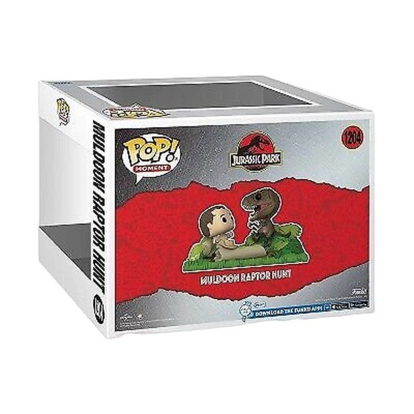 Jurassic Park Funko POP! Movie Moment Muldoon Raptor Hunt # 1204 - Picture 2 of 2